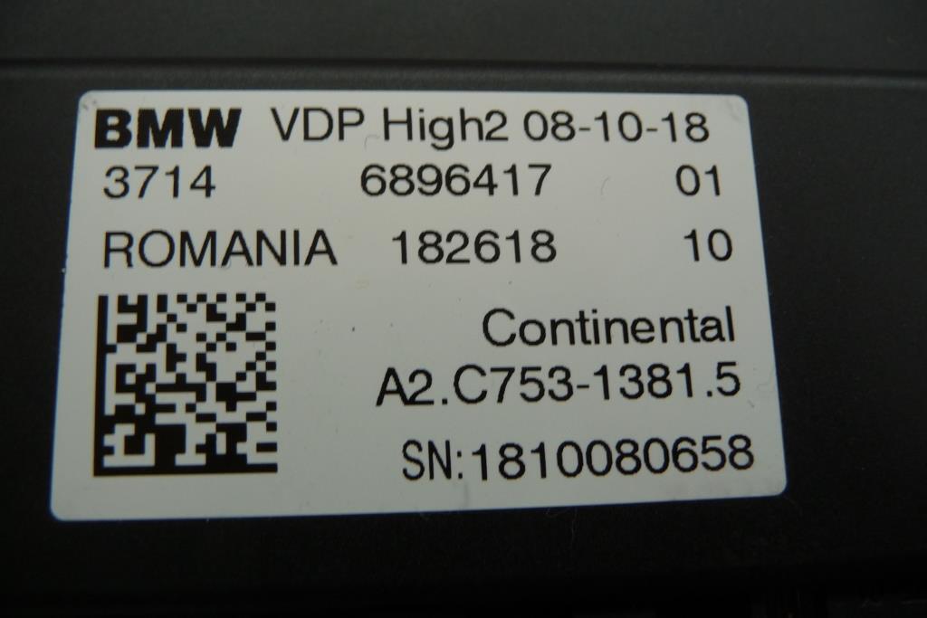 2017-2019 Rolls Royce Phantom RR11 RR12 VDP Control Unit 37146896417 OEM A1
