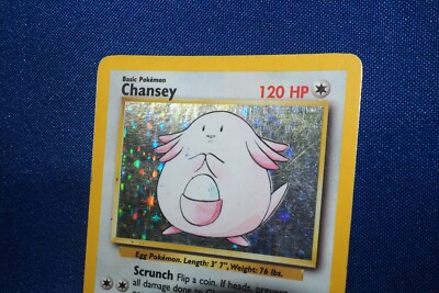 Pokemon Chansey (3/102) Base Set Holo