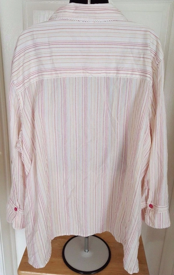 Camisa blusa Koret para mujer talla 26W púrpura amarillo blanco naranja Foto 4 de 4