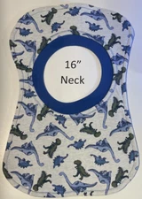 Bib 16" Neck Pull Over Head T-Shirt Special Needs Drool Cotton Polyester