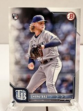2022 Bowman Base #90 Shane Baz RC Rookie Baseball Card - Tampa Bay Rays