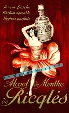 Ricqles French Perfume Vintage Poster Print Retro Style Fashion Advertising 