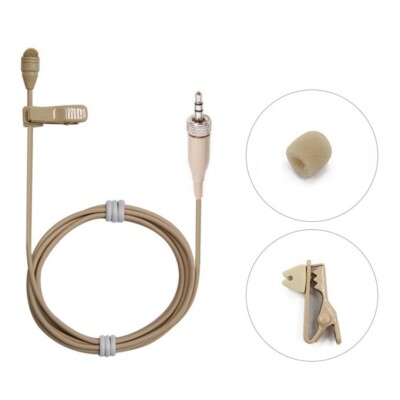 Nude Lavalier/Lapel Microphones for Sennheiser ew100 G4-ME2/ME4 Vocal Microphone