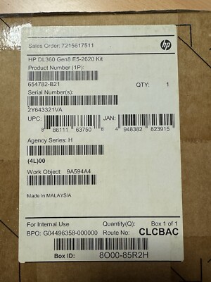 HP - 654782-B21 - HP DL360p Gen8 E5-2620 Kit CPU Prozessor