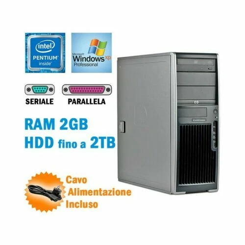 Computer desktop HP RAM 2 GB