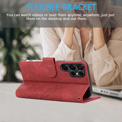 Para Samsung Galaxy S24 S23 S22 S21 S20 Cuero Billetera Tarjeta Estuche Abatible con Correa - Imagen 53 de 54