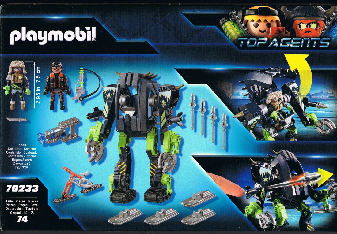 Playmobil 70233 Arctic Rebels Eisroboter Top Agents Neuware