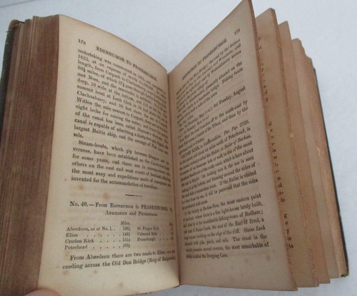 1836 LEIGH'S New POCKET ROAD-BOOK of SCOTLAND, with Maps - Picture 6 of 10