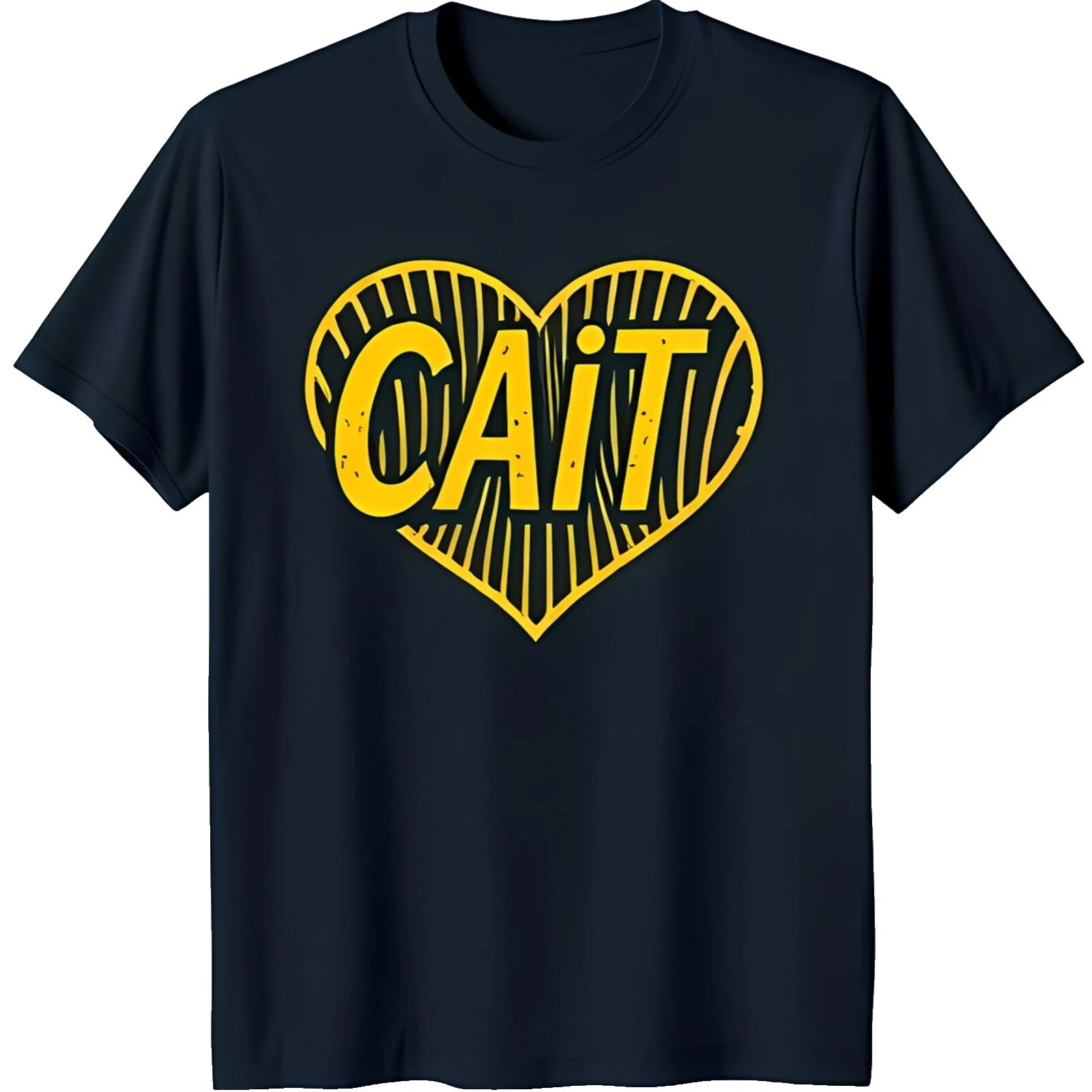 Camisetas a Rayas de Corazón para Mujeres