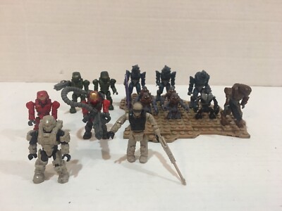 Mega Bloks Halo 15 Figures FREE Shipping!