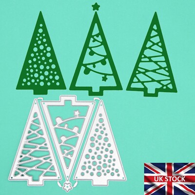 3 Weihnachtsbäume Metall Stanzformen, Baum, Karten basteln, Scrapbooking, Basteln C9