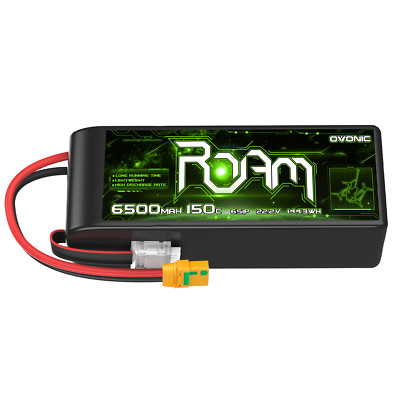 Ovonic 22.2V 150C 6500mAh 6S Lipo Akku XT90  Für RC planes 550-700 Heli Jet Auto