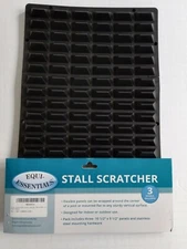 Equi-Essentials Stall Corner Scratcher 3-Pack Black