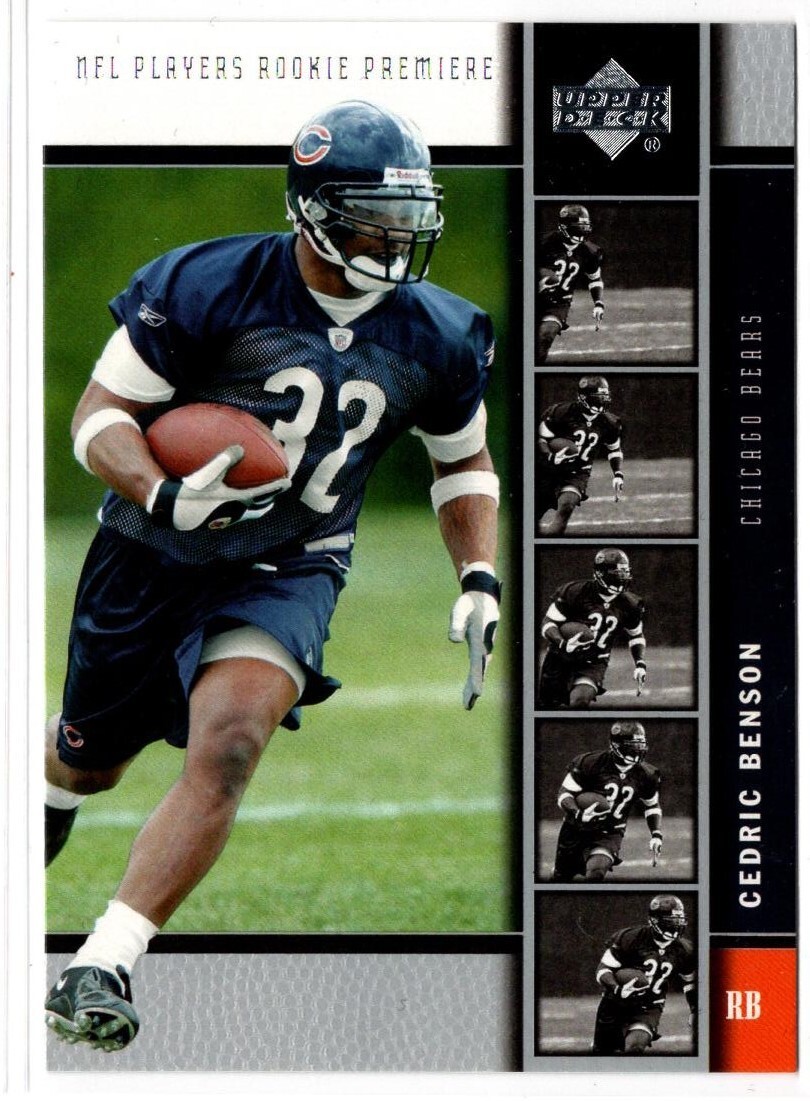 2005 Upper Deck Rookie Premiere Cedric Benson Rookie #17