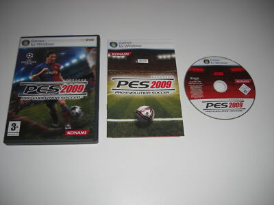 PRO EVOLUTION SOCCER 2009 PC DVD Rom EVO PES PES2009 Fußball SCHNELLER VERSAND