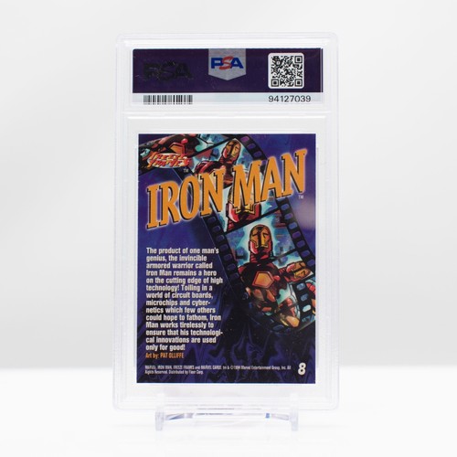 Marvel 1994 Marvel Masterpieces Iron Man #8 PSA 9 - Bild 3 von 4