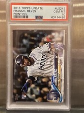 PSA 10 2018 TOPPS Update Rookie #US242 FRANMIL REYES {flawless slab} Padres Cubs