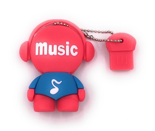 Musique Man Musique Rouge Funny Clé USB Div Capacité - Afbeelding 43 van 56