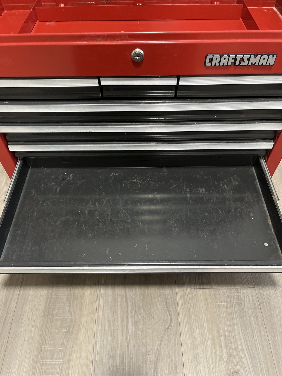 Vintage Craftsman 8 Drawer Top Tool Box! Nice Solid Condition 706.