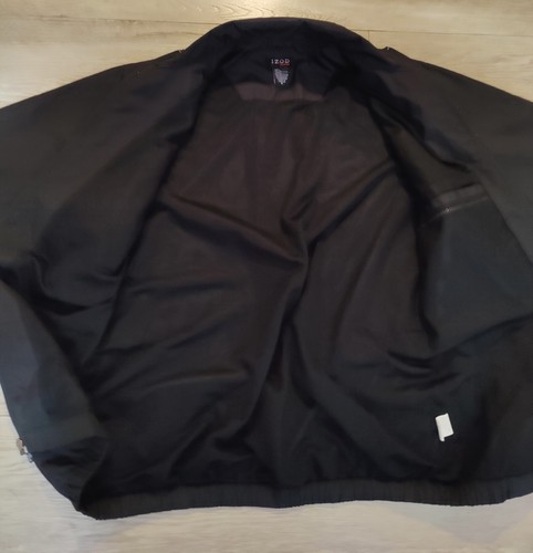 IZOD XFG Windbreaker Jacket Men’s Size Small Black Golf 3/4 Sleeve Full Zip - Picture 7 of 15
