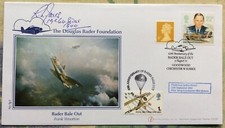 Flight Lieutenant R.L. JONES, BOB, Signed 9.8.2001 Douglas Bader Bale Out FDC