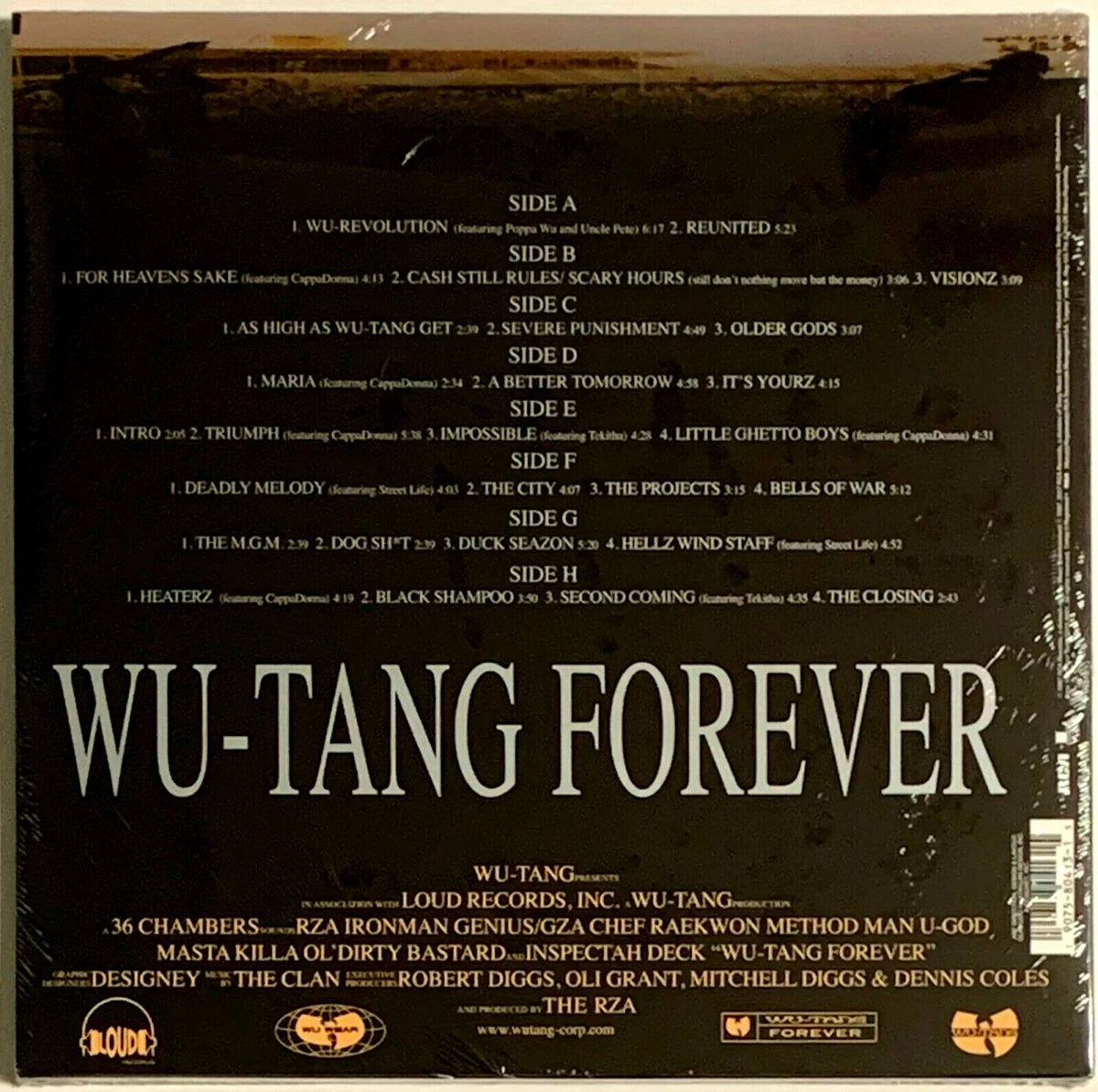 Wu-Tang Clan Wu-Tang Forever [Current Pressing] 4LP Vinyl Record Album  [Sealed]