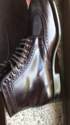 Alden 4480 Color 8 Shell Cordovan Wing Tip Boot