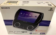 USED sony PSP GO PlayStation Portable Piano Black Game Console PSP-N1000