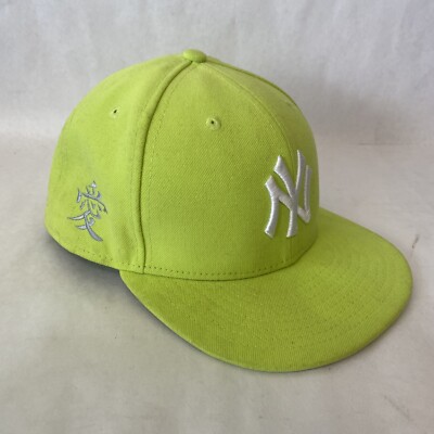 New Era New York Yankees Cyber Green Fitted Hat MLB Neon