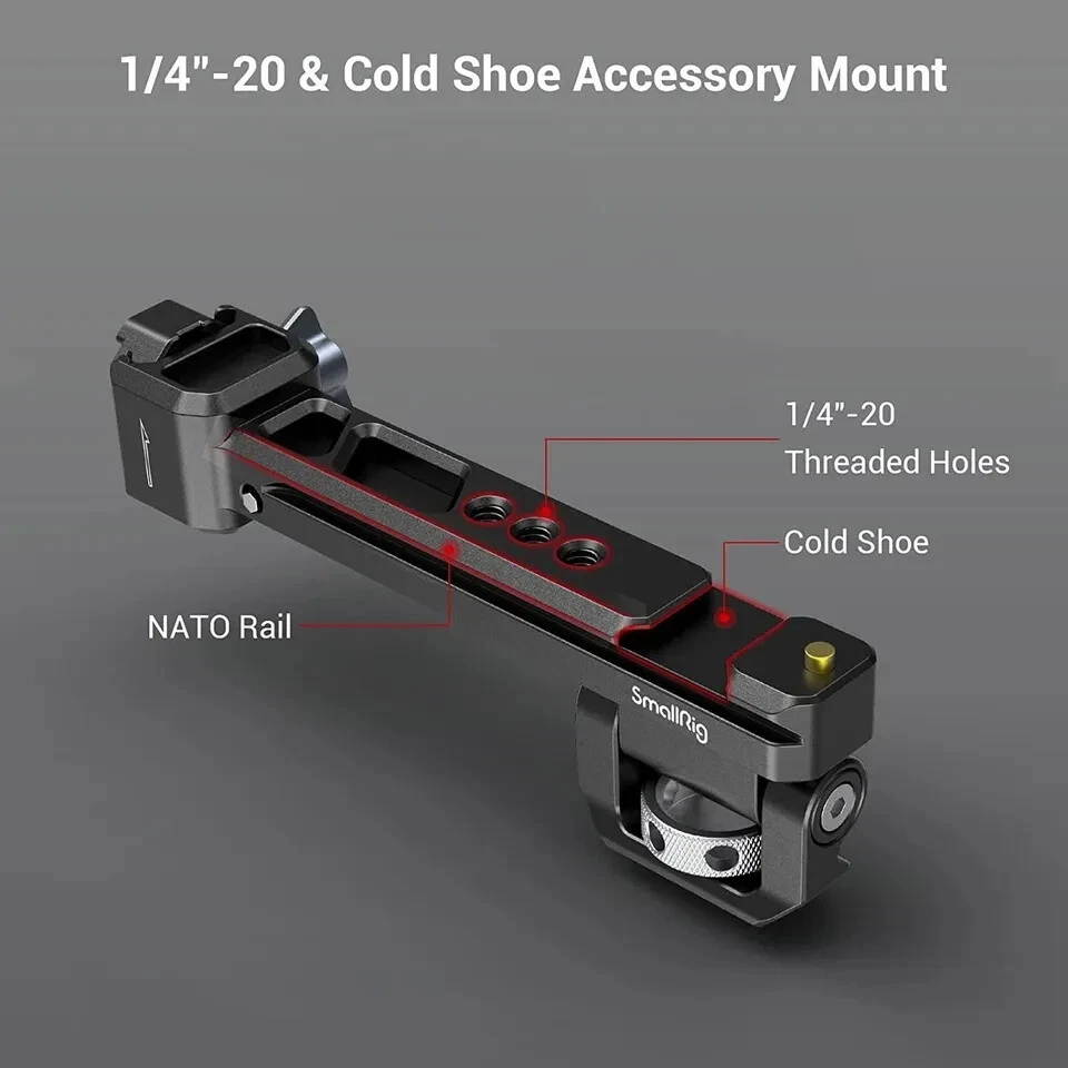 SmallRig Adjustable Monitor Mount for Select DJI & Zhiyun Handheld Gimbals 2386B - Image 3 of 4