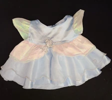 Build a Bear Disney Princess Cinderella Blue Dress Teddy Gown Satin Lace