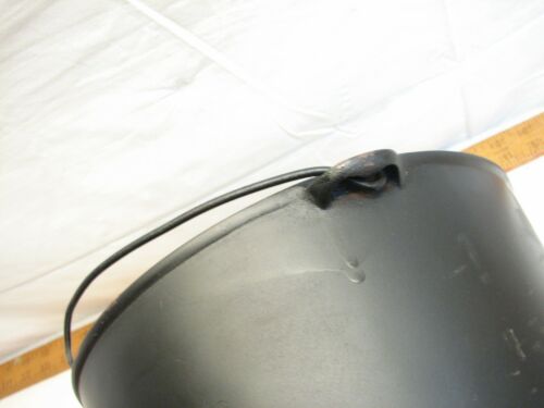 Antique Wagner No. 8 Cast Iron Gypsy Kettle Bean Pot w/Bail Camping 3 Footed - 第 3/6 張圖片