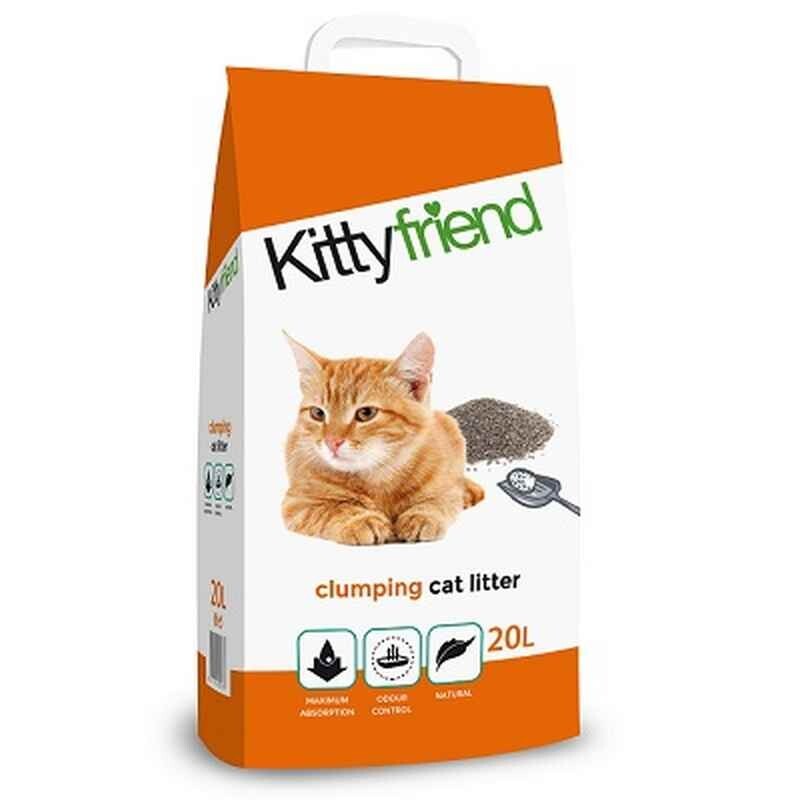 CLUMPING LITTER - (20KG) - Kittyfriend Clumps Cat Toilet Sanicat Odour Control - Image 3