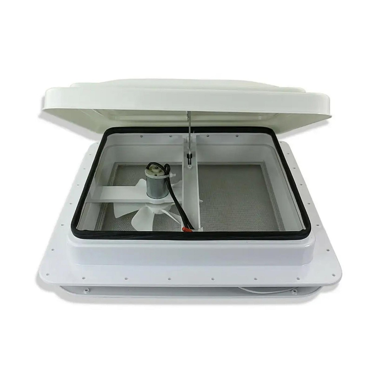 TsoLay 1 PCS Vent Air Extracteur RV Toit Camping-Car Bouchon De Ventilation En Plastique Pour RVs Station Wagons Camping (Blanc