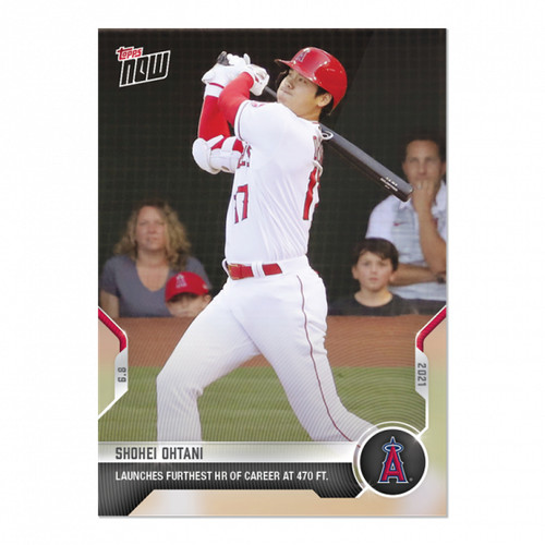 2021 Topps Now 329 Shohei Ohtani