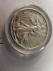 1945  90% Silver Walking Liberty Half Dollar Brilliant Uncirculated BU  Lot #541