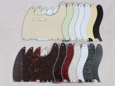 GUITARS ELECTRIC TELECASTER SCRATCH PLATE Pickguard fits 5 hole USA/Mex 50s Fender in 14 Colours