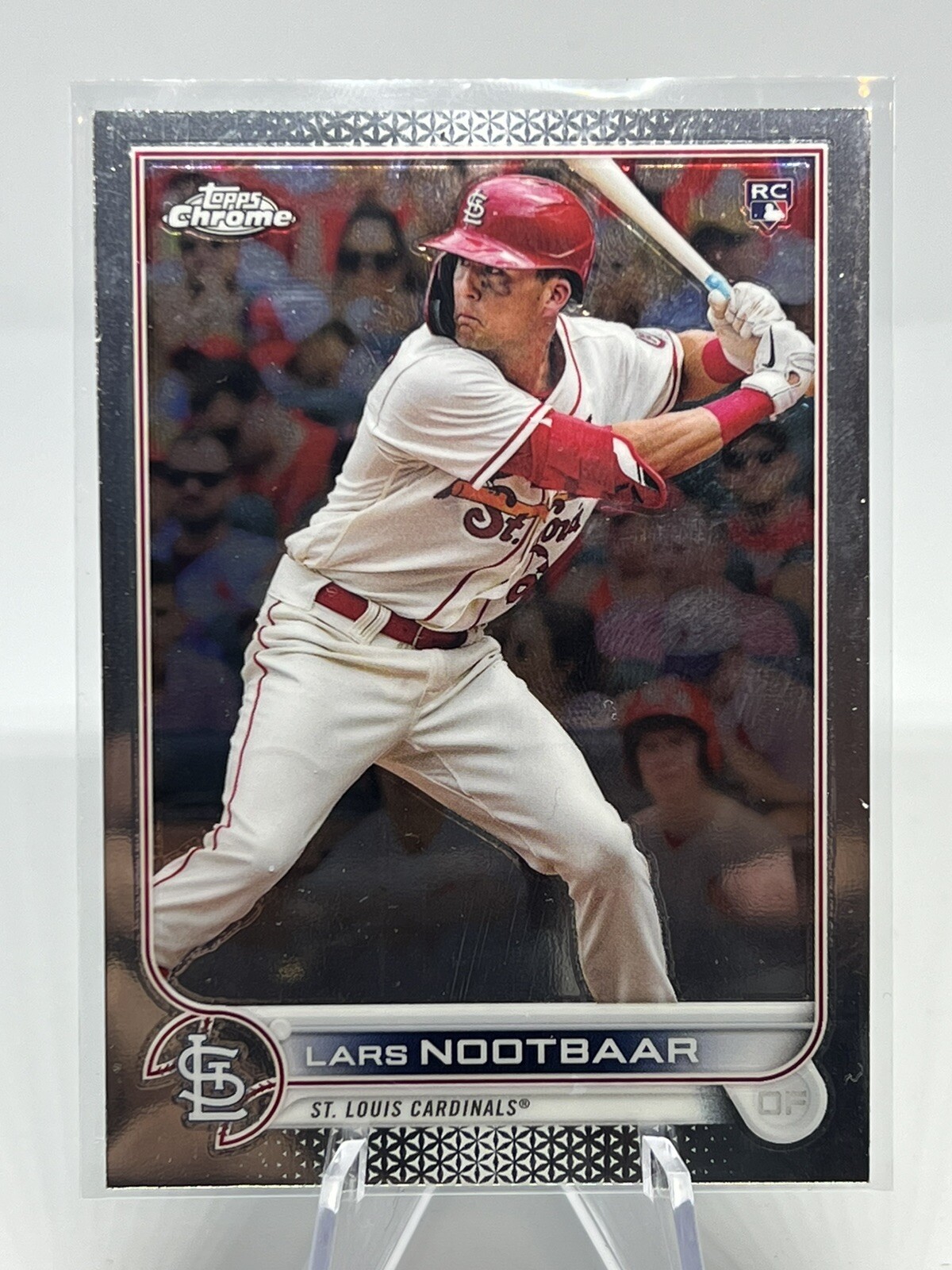 2022 Topps Chrome Baseball Lars Nootbaar Rookie Card #19 St. Louis Cardinals RC