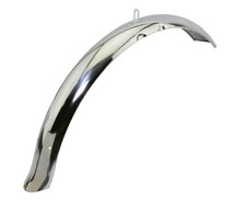 ORIGINAL 26 FLARED STANDARD FRONT BALLOON FENDER CHROME.