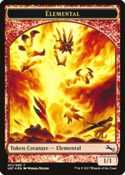 Elemental Token 011/020 Foil - Unstable