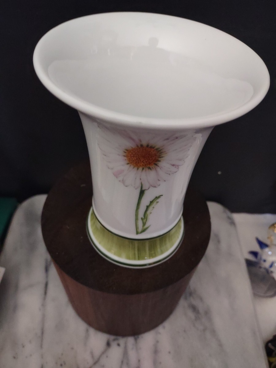 Vintage Villeroy & Boch Ceramic Floral Vase 5.5