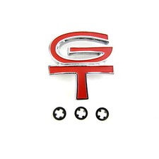 68 Ford Mustang Gas Cap Emblem Gt Red 68 Ford Mustang Gas Cap Emblem Gt Red