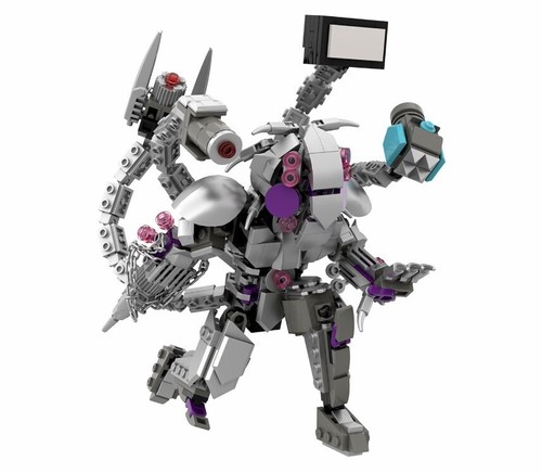 Skibidi Toilet Anti-Titan Building Blocks Toys Robot 467 Pieces - Picture 3 of 5