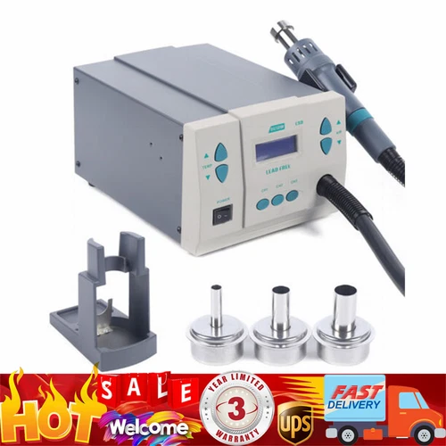 861DW Heat Gun Digital Display Station Hot Air Rework Station Soldering 1000W