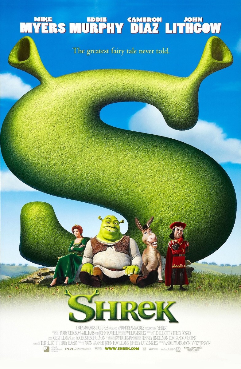 Shrek Movie Poster | 2001 | 11x17 | NEW | USA | eBay