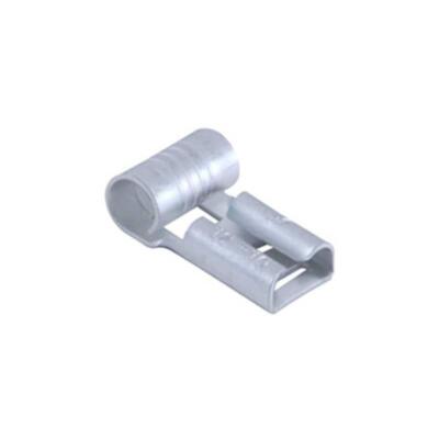 NTE Electronics 76-FT12C Flag Terminal Non-insulated 12-10awg Tin Plated Brass