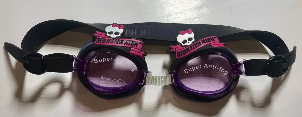 SANRIO swimming goggles MONSTER HIGH Glasses super anti fog with hard case INC