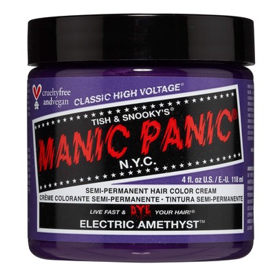 MANIC PANIC Electric Amethyst Purple Hair Dye - Classic High Voltage - Semi P...