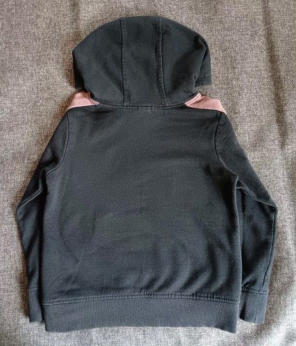 Sweater Size 6 Boys Puma black Pull Over Hoodie Sweatshirt - Picture 2 of 5