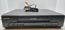 Panasonic Omnivision VCR PV-4466 VHS Player/Recorder w/cable No Remote *TESTED*